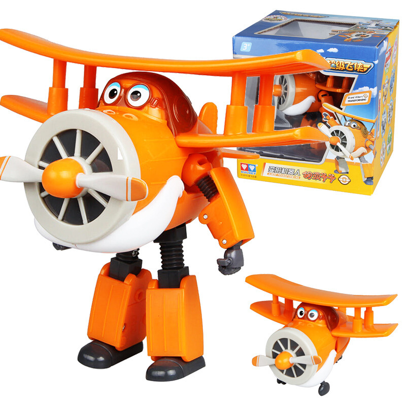 奥迪双钻auldey超级飞侠变形机器人滑行小飞机大变形机器人玩具乐迪