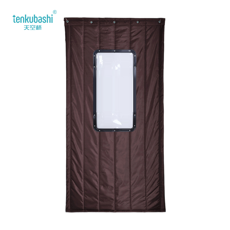 天空桥 棉门帘 MML-200咖啡色40*80cm二层棉 平方米高清大图