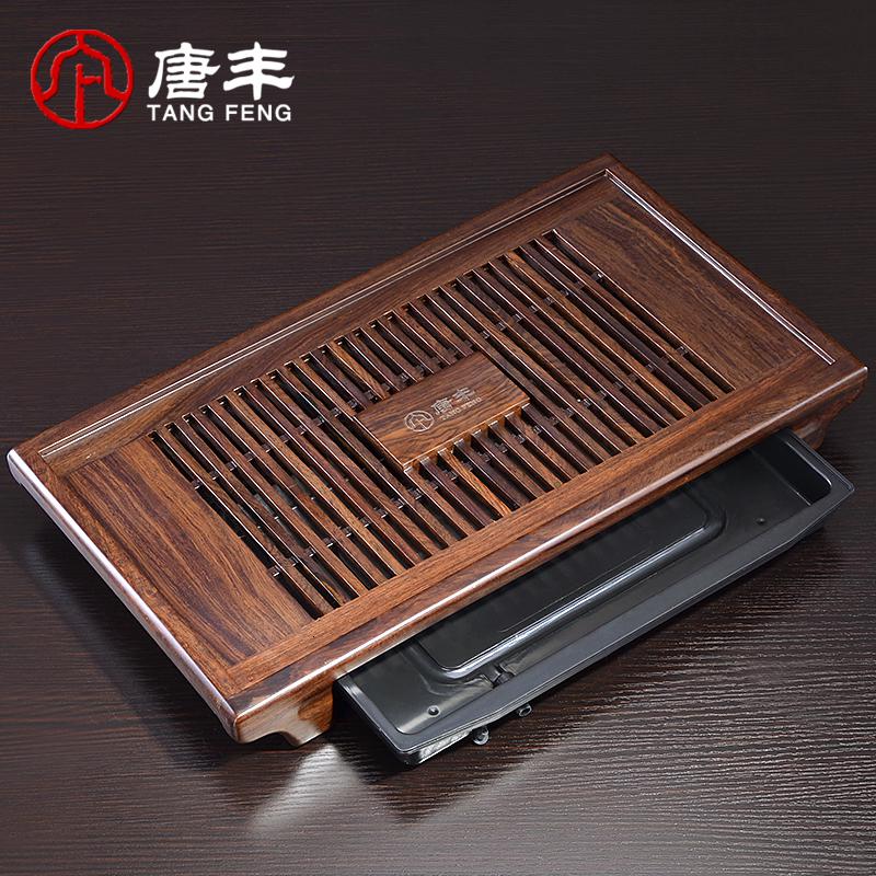 家柏饰(CORATED)黑檀具 功夫茶盘檀木实木小号茶台茶海茶道家用茶托配件高清大图