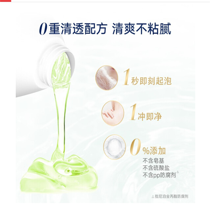 多芬清爽水透美肤沐浴乳1000g*单瓶装 醒活肌肤 留香润肤(新老包装随机)