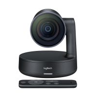 罗技(Logitech) 商务高清视频会议摄像头 CC4900e 4K USB免驱 15倍无损变焦 支持倒置安装