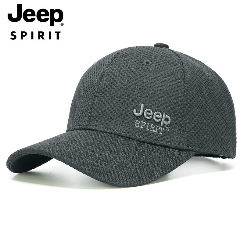 JEEP SPIRIT帽子男四季款棒球帽户外休闲遮阳帽速干鸭舌帽A0751