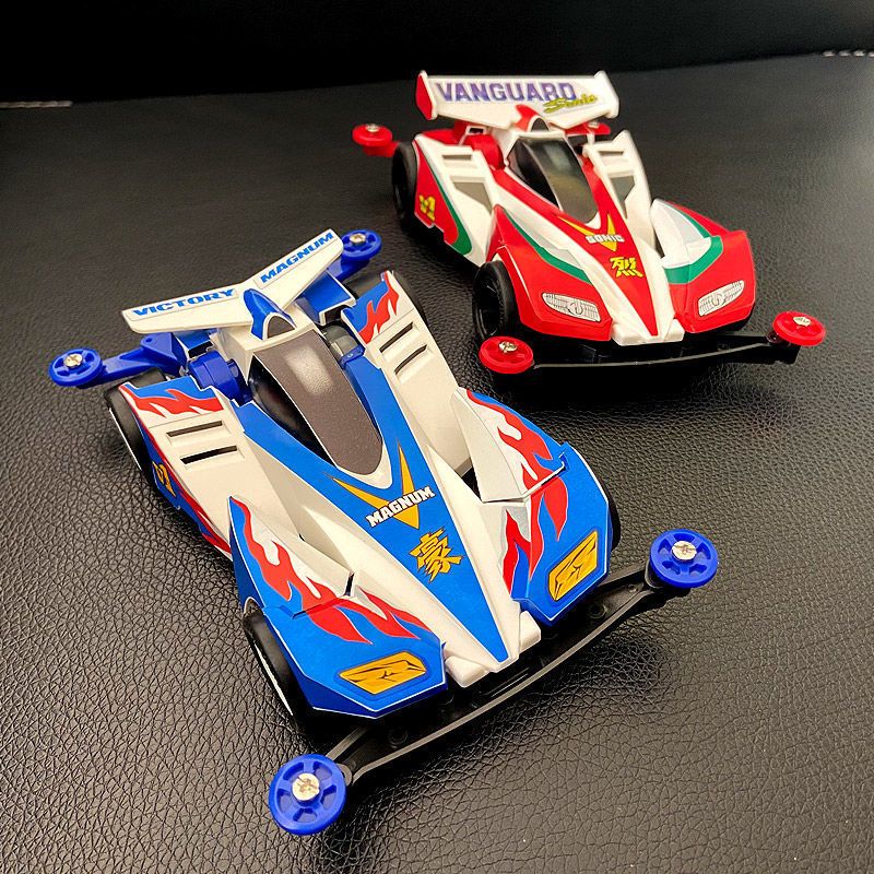 车子 扬楷迷你拼装四驱车四驱兄弟可改装模型学生比赛男孩儿童玩具