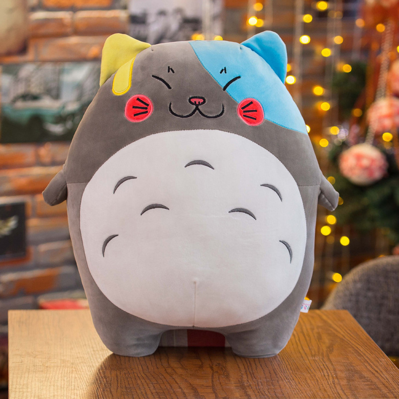 龙猫毛绒玩具公仔创意抱枕龙猫大号布娃娃抱枕生日玩偶百斯媚