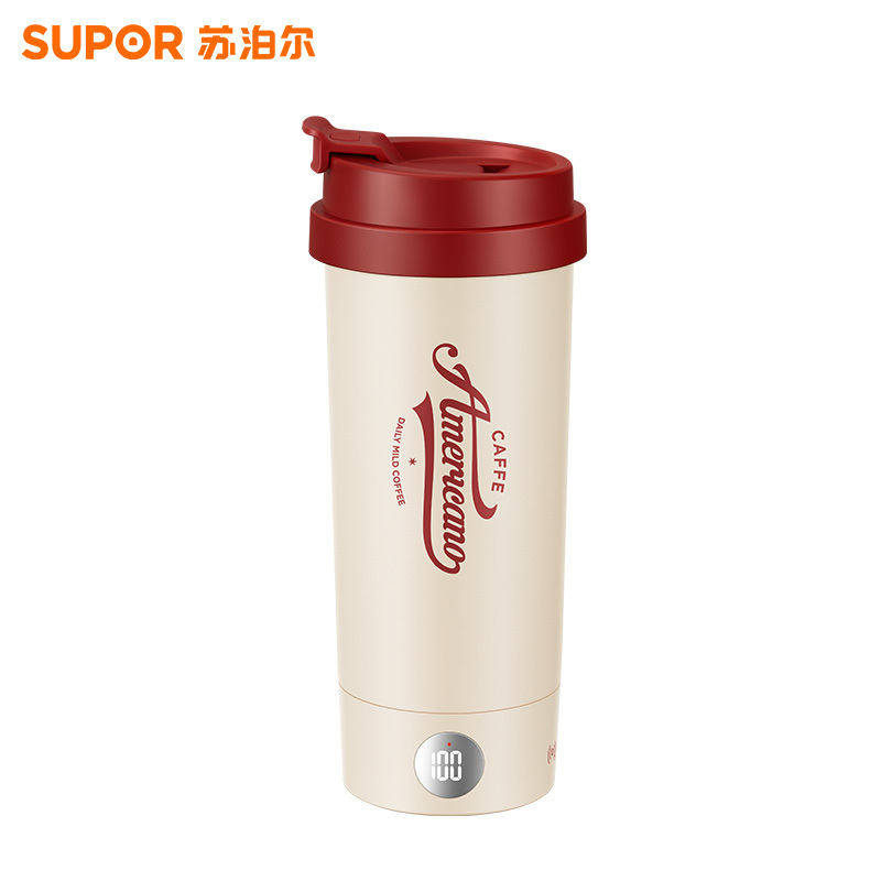 苏泊尔(SUPOR)电热水杯316L不锈钢内胆随行烧水杯多段保温便携式烧水壶开水壶烧水电水壶旅行养生 SW-03T01E高清大图