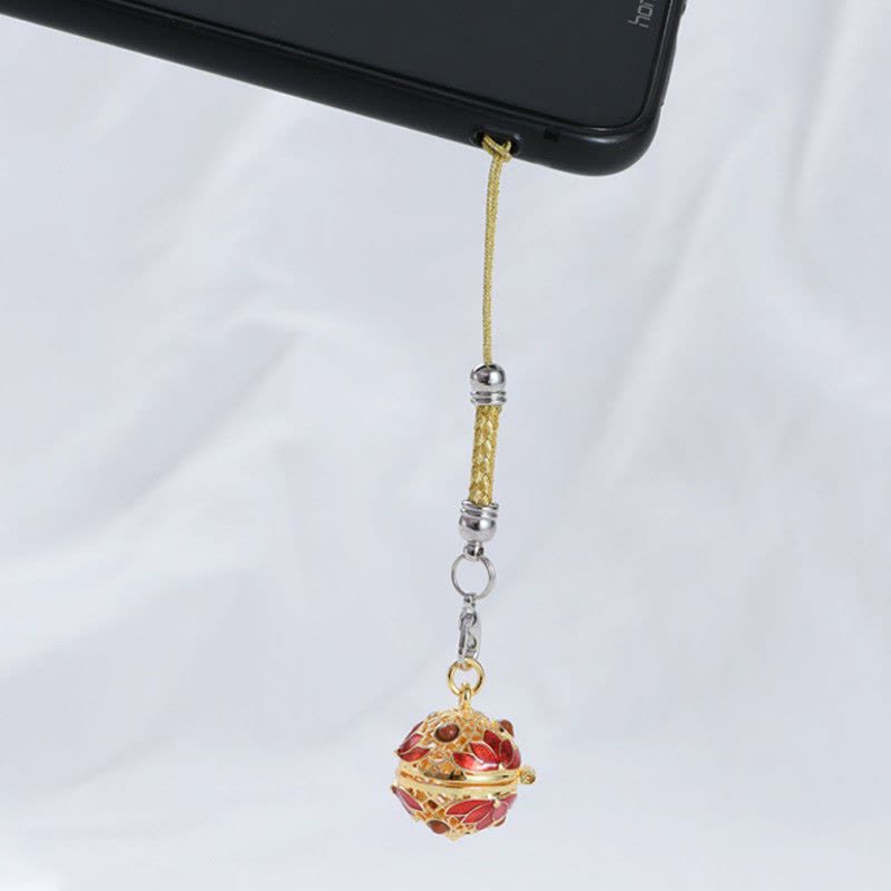 女宫铃吊坠新品驱蚊神器驱蚊手环驱蚊珠时尚驱蚊挂件必备简易|保色金绿宫铃配9颗驱蚊香珠 挪威森林自然浓香图片
