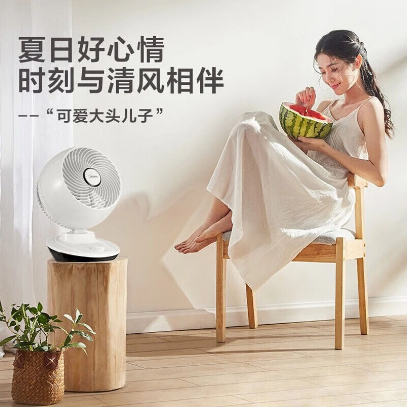 美的(Midea)FGA20XA 家用空气循环风扇 电风扇 台式扇 卧室立体对流扇低噪台式空调伴侣扇高清大图