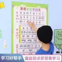 小学汉语aoe拼音字母表墙贴全套声母韵母谐音跟读 幼儿一年级儿童 [优选1张]汉语字母表