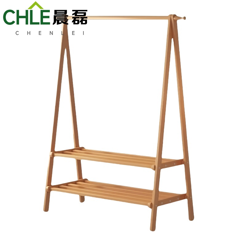 晨磊 衣帽架 原色(100*46*145cm)个