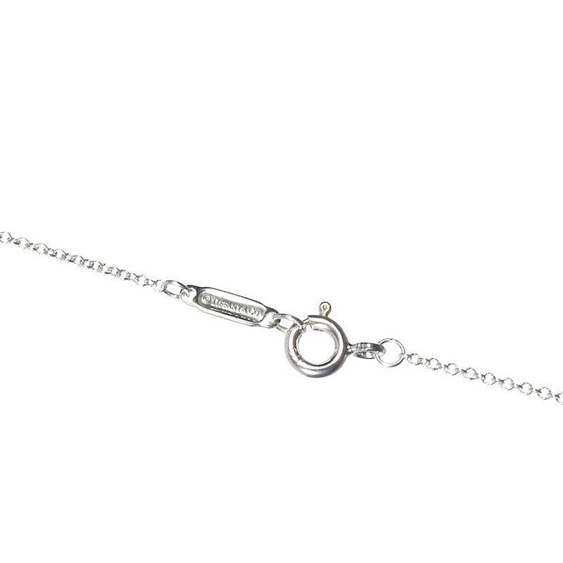 TIFFANY & CO. 蒂芙尼 女士Return to系列迷你双爱心吊坠项链链子 41CM、45CM可调节