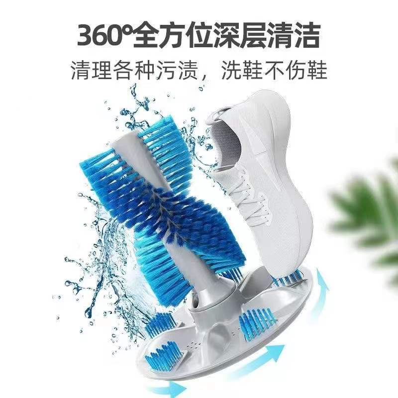 志高(CHIGO)大容量家用全自动洗鞋机 懒人洗鞋神器刷鞋机 可脱水 桶自洁风干高清大图