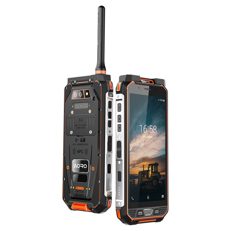 遨游(AORO)M5-DMR 数字模拟对讲 三防智能手机全网通4G双VOLTE 超长待机 双模对讲 6+128G高清大图