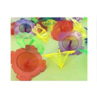 一套10个KID’S HOME TOYS 23377儿童玩具塑料小陀螺地转拧拧陀螺礼品小陀螺