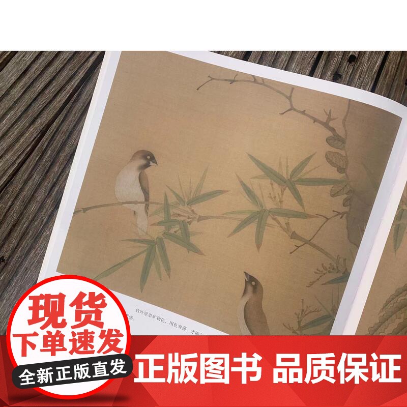 赵佶《桃鸠图》《竹禽图》《写生珍禽图》课徒稿 上海人民美术出版社高清大图