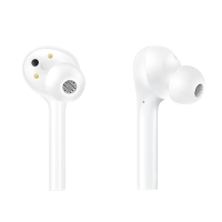 荣耀（Honor）FlyPods 青春版 苹果Apple/安卓通用立体声半入耳式蓝牙智能无线充电 触控运动跑步 铃兰白