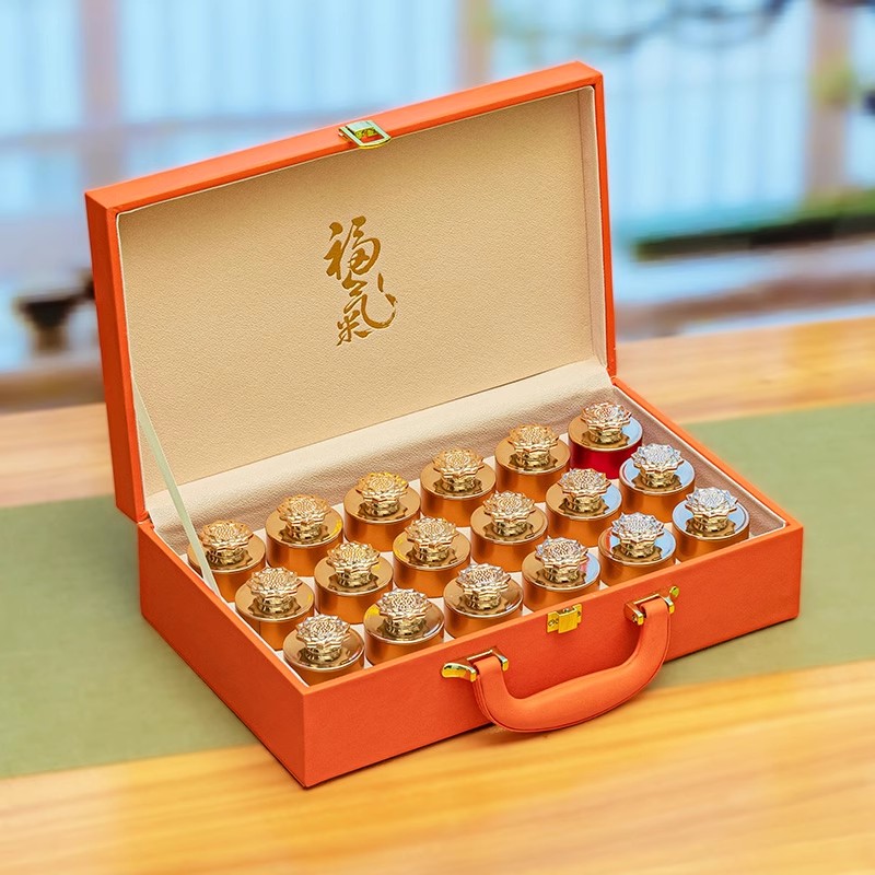 中闽与恩新茶安溪铁观音茶叶礼盒装特级浓香型送礼高档礼品茶年货送礼长辈高清大图