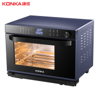 康佳(KONKA)蒸汽电烤箱KAO-32S21家用智能台嵌入式两用电脑触控式内置炉灯发酵解冻32升容量蒸烤箱一体机