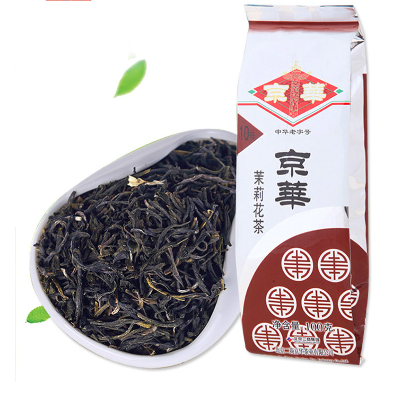 京华茶叶10号茉莉花茶100g袋装浓香新茶老北京花茶参数
