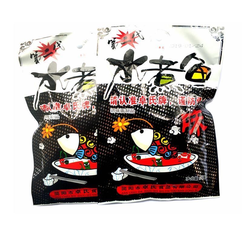 卓氏水煮鱼辣条8090后童年经典怀旧儿时零食小吃麻辣香辣面筋水煮鱼4