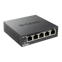 友讯 D-Link DGS-105 5口千兆桌面铁壳交换机 千兆铁壳 即插即用