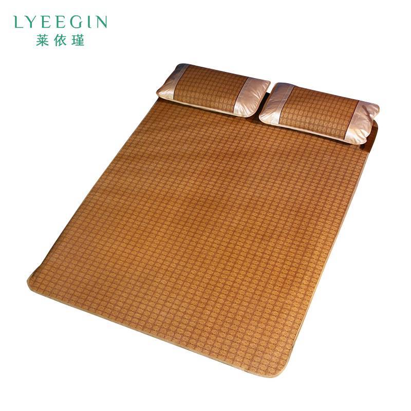 莱依瑾 LYEEGIN 凉席 可折叠藤席 1.0*1.95m(配1个枕套) 张