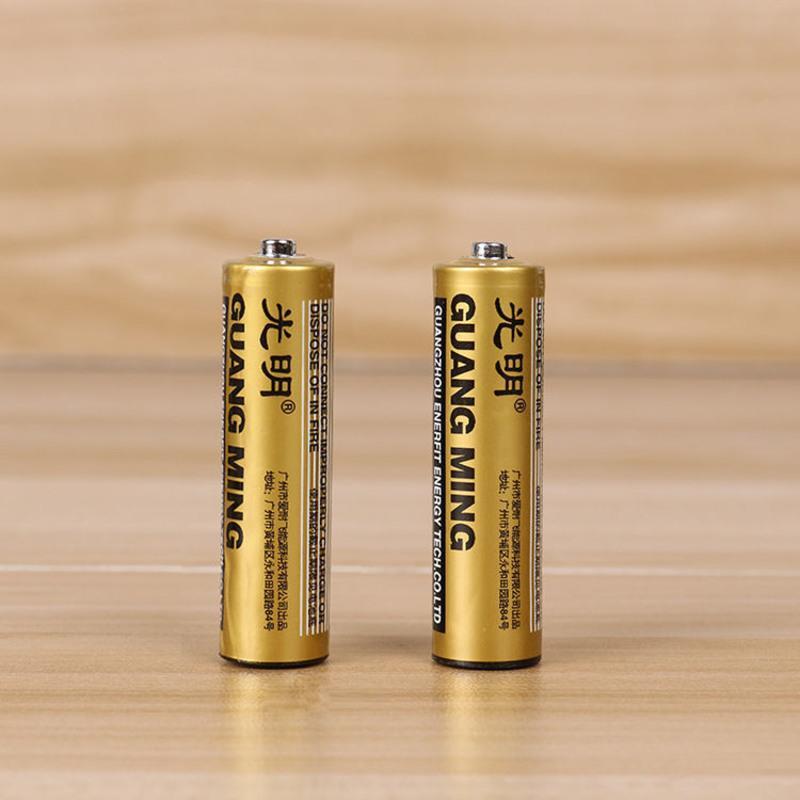 正品光明电池七号4粒装光明5号电池碳性干电池七号电池aaa玩具15v空调