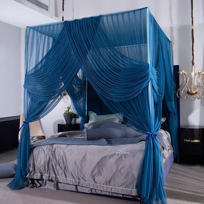 美帮汇加密蚊帐家用廷落地式18m床双人15m米加密加厚支架新款蚊帐视频