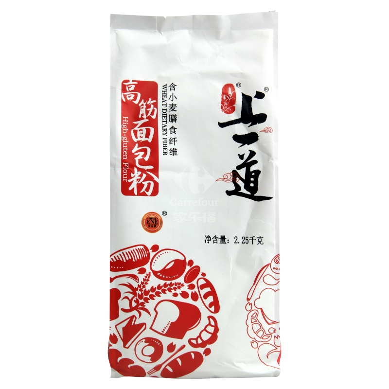 上一道膳食纤维高筋面包粉2.25kg