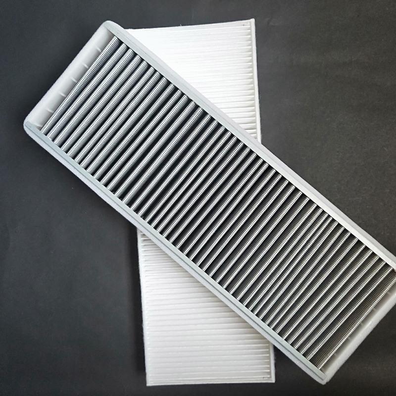 适配奔驰泵车罐车卡车消防车4141 3341 1841空调滤芯空调格 白色空调