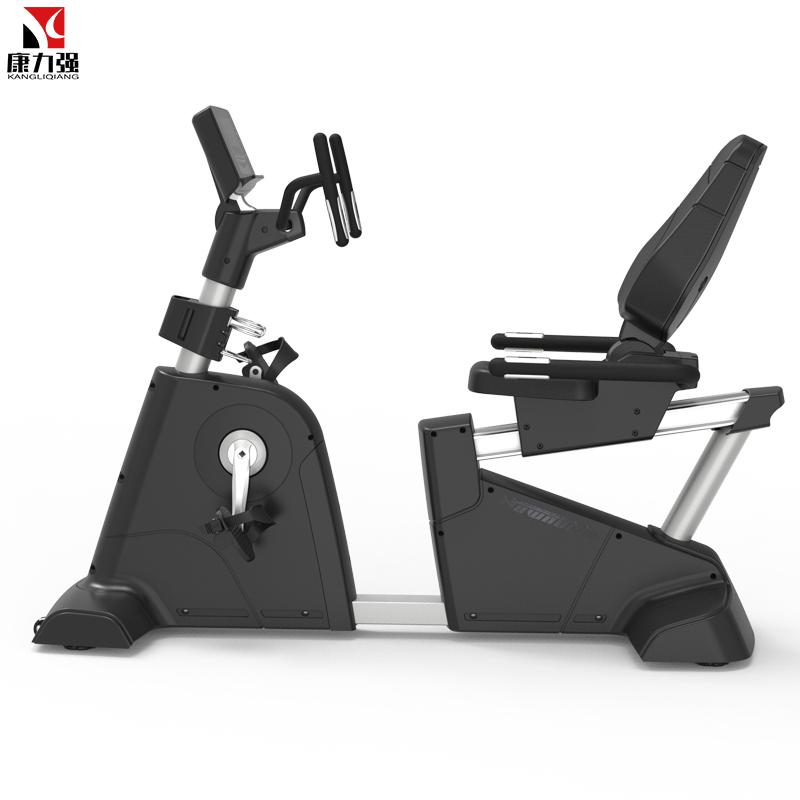 康力强XG-906商用自发电卧式健身车 磁控室内健身懒人车有氧健身器材高清大图