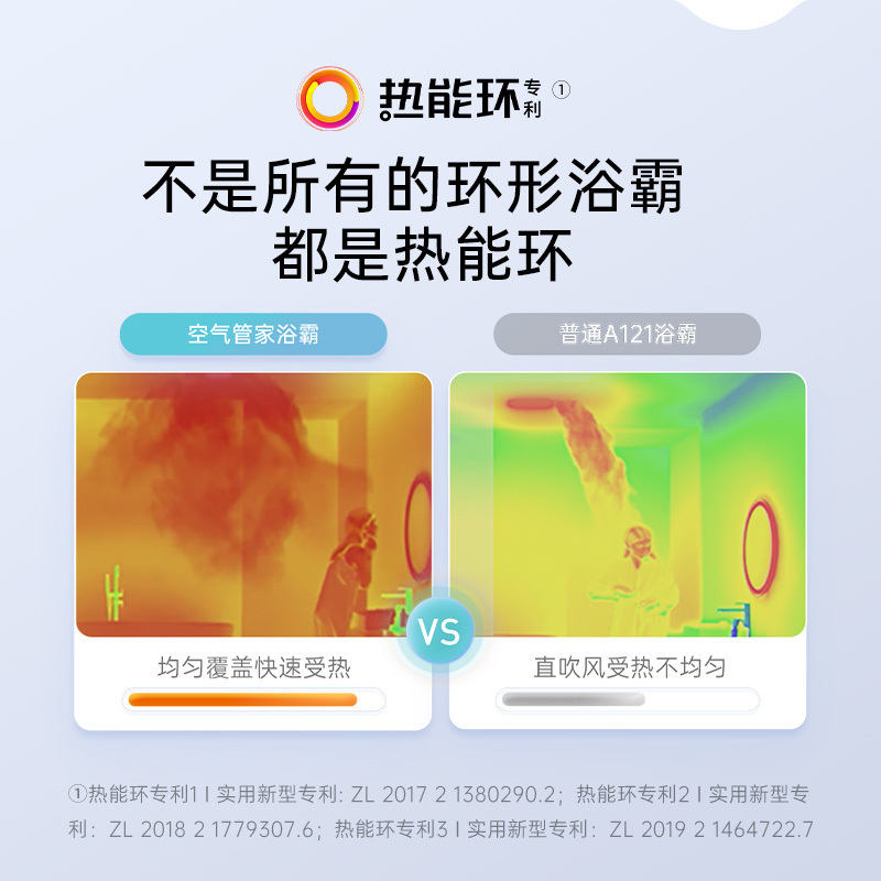 奥普风暖浴霸普通吊顶集成吊顶排气扇照明一体浴室取暖卫生间暖风机Q360A-EVO热能环浴霸无线遥控换气扇集成吊顶灯