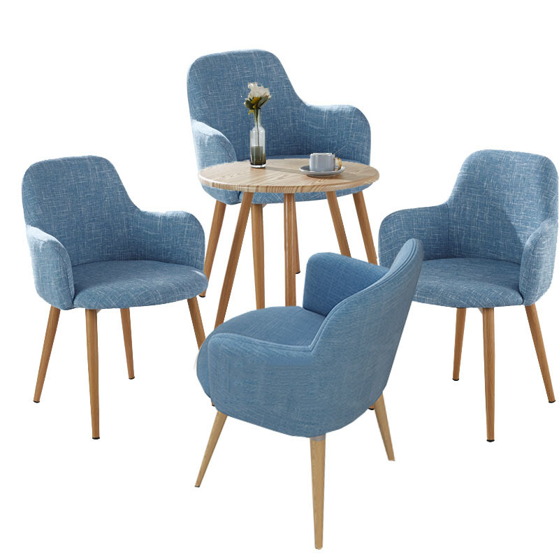 苏宁 金菲罗格 办公家具 会客休闲接待洽谈会议桌椅组合 一桌四椅高清大图