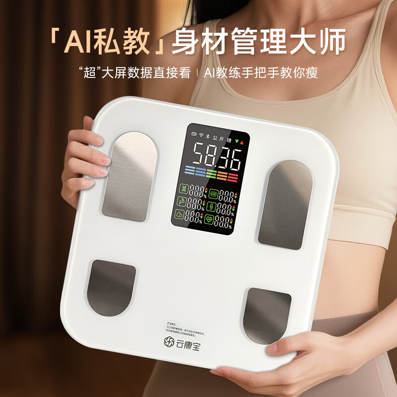 云康宝 智能体脂称 CS20E 彩屏 BDZSSC