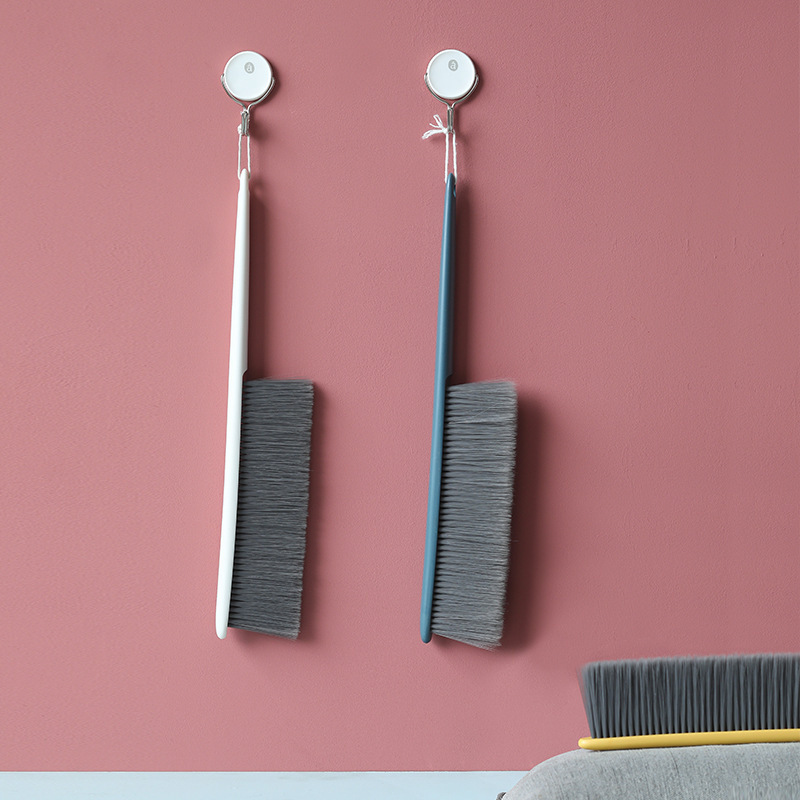 床刷刷子扫防除尘软毛除尘掸家用床上清洁长柄毛刷笤帚卧室红把