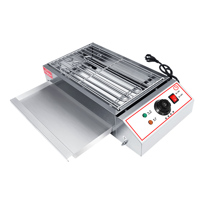 电烧烤炉家用室内无烟多功能烤串机小型网红电热烧烤架烤羊肉