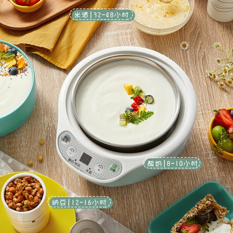 小熊酸奶机米酒纳豆全自动酸奶发酵SNJ-B10U3高清大图