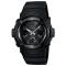 卡西欧(CASIO)男款黑金全黑防震防水多功能运动石英手表代购正品腕表经典款