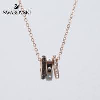 [直营]施华洛世奇(SWAROVSKI) HINT 项链 简约现代叠搭混搭锁骨链 女士 人造水晶 送恋人