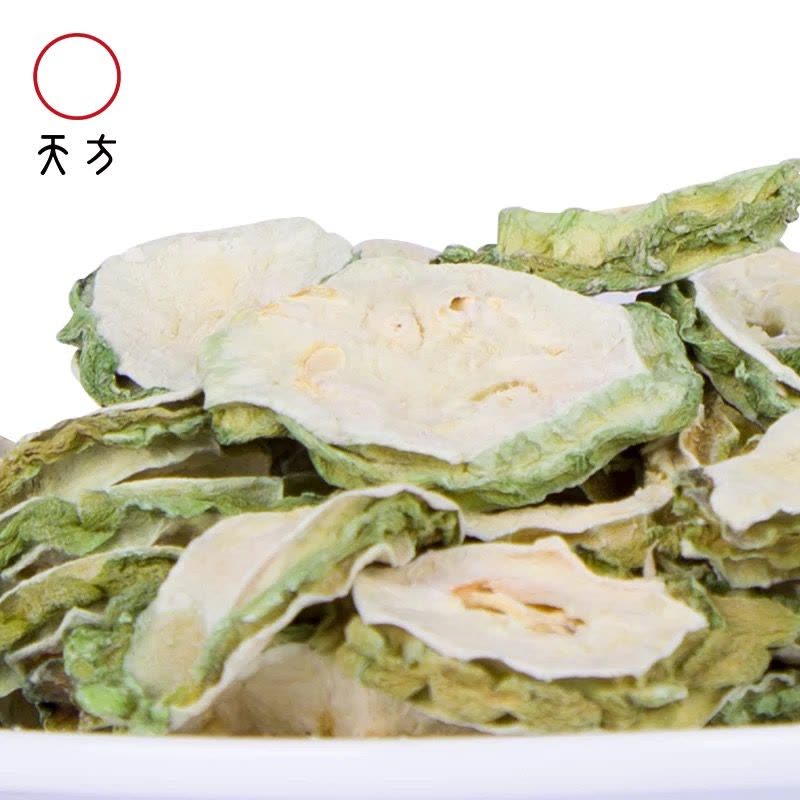 安徽天方茶叶40g罐装苦瓜片苦瓜干泡茶 苦瓜茶花草茶水果花茶花草茶图片