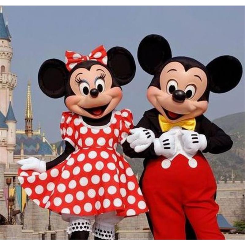 人偶服装定制卡通米老鼠米妮玩偶衣服行走人偶服女米妮