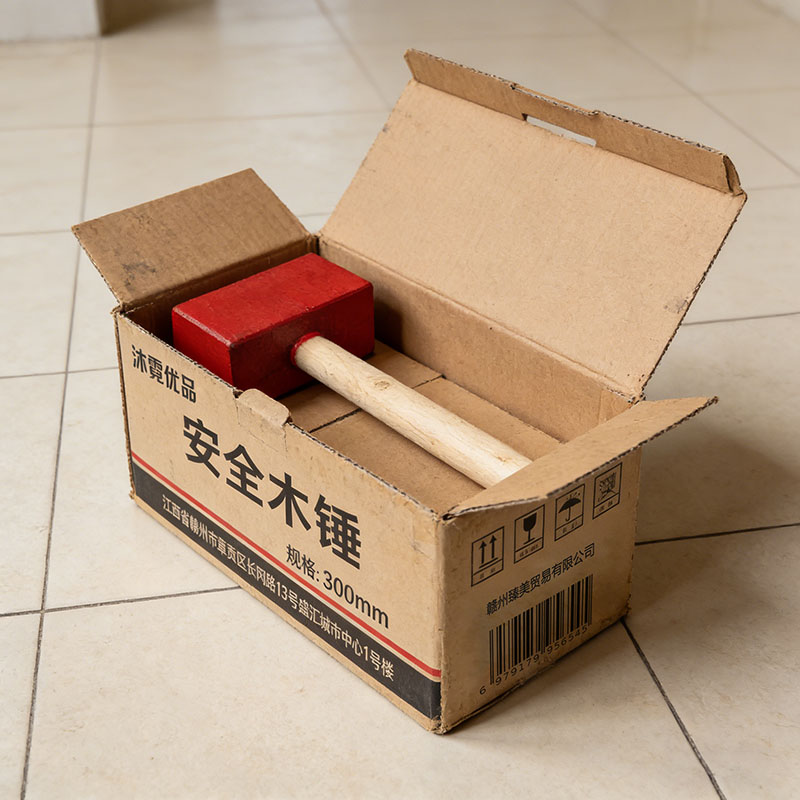 沐霓优品 安全木锤 300mm 把高清大图