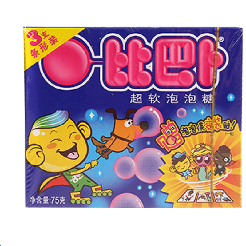 比巴卜旋风组合三支装新75g