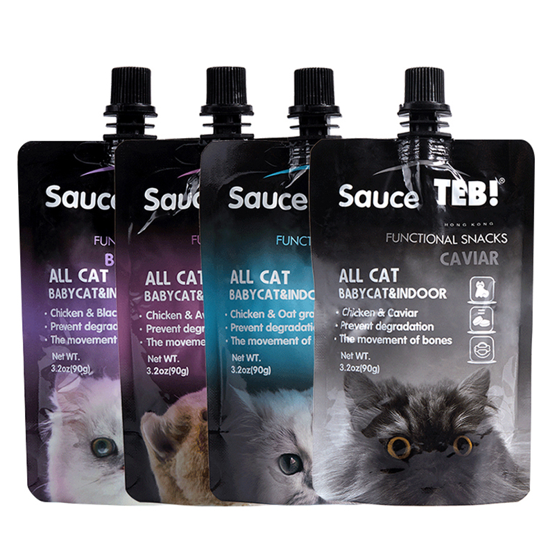 TEB!汤恩贝进口S系功能猫酱幼猫成猫营养妙鲜包能量酱湿粮包猫零食猫罐头猫条零食营养增肥成猫幼猫湿粮吸吸乐咕噜酱90g高清大图