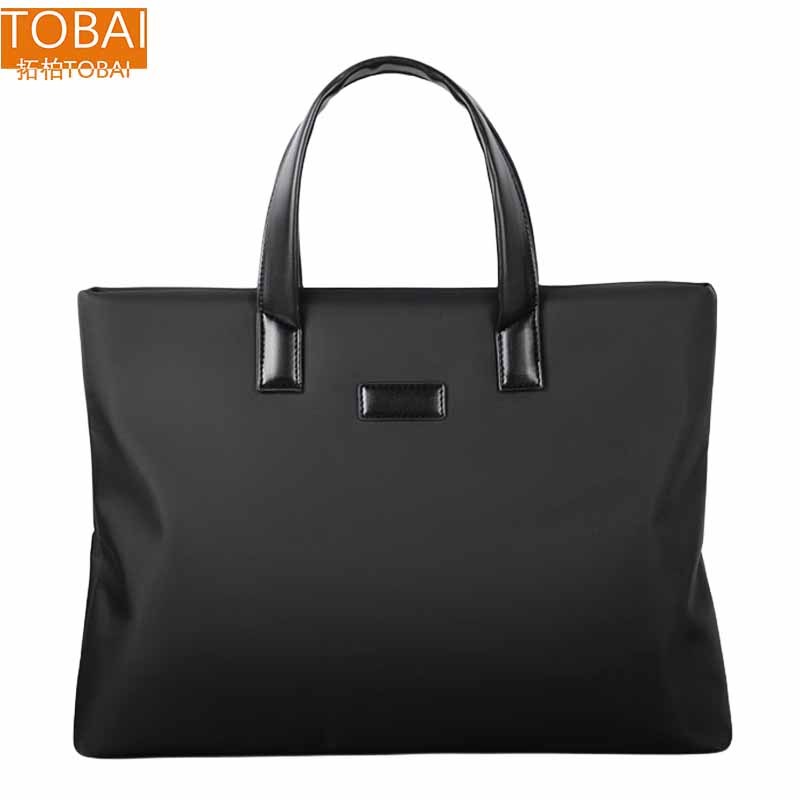 拓栢 手提公文包A4文件包14寸笔记本电脑包 37*6*28cm/个