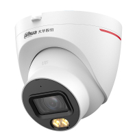 dahua DH-IPC-HDW34YAT-A-LED-NTYA 400万暖光全彩定焦海螺网络摄像机(计价单位:台)白色