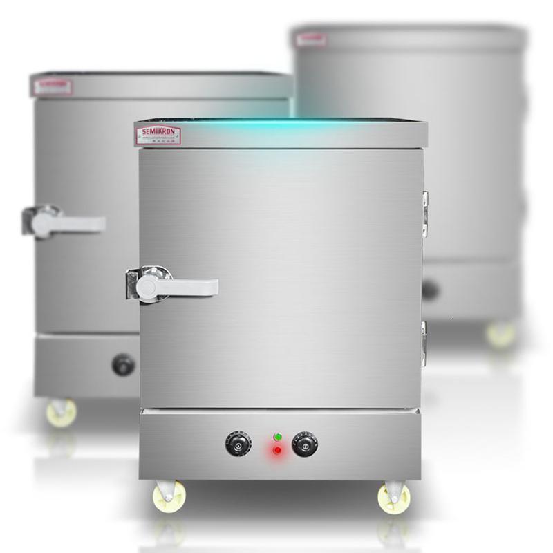 家用小6盘 赛米控蒸饭柜商用蒸饭机电蒸箱蒸饭车家用燃气全自动小型蒸