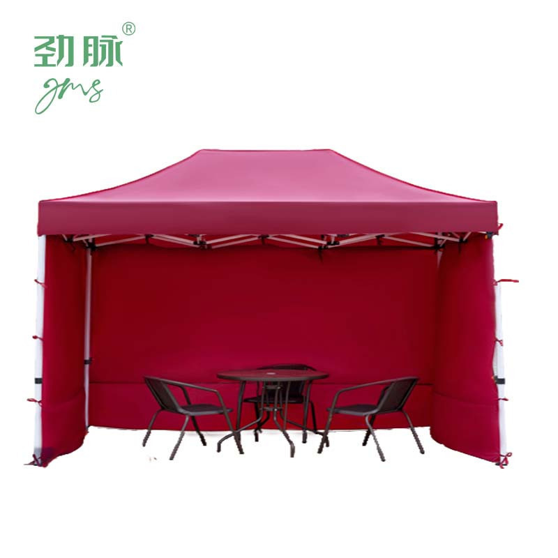 劲脉 三面防雨帐篷 墨绿六棱+3*6*2.1M 顶高清大图