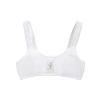 铅笔俱乐部2024秋新品女童内衣中大童背心女孩一阶段中小学生文胸 150cm 米白