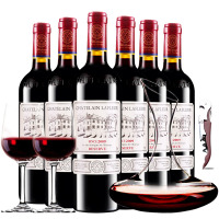 [拉斐官方旗舰店]拉斐庄园2009珍藏原酒进口红酒干红葡萄酒 750ml*6瓶红酒整箱 [送斜口醒酒器+红酒杯+酒刀]