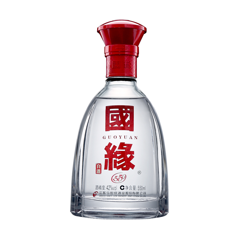 今世缘 国缘单开/柔雅型 白酒 42度 550ml*6瓶 整箱装